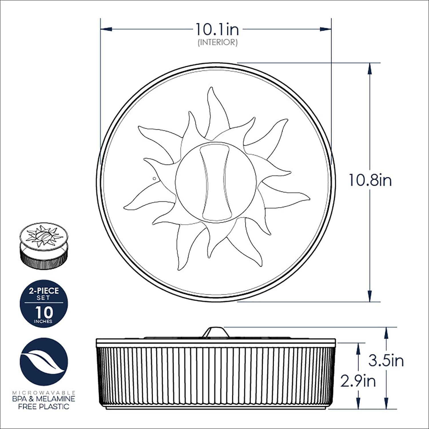 Nordic Ware Microwave Tortilla and Pancake Warmer, 10-Inch