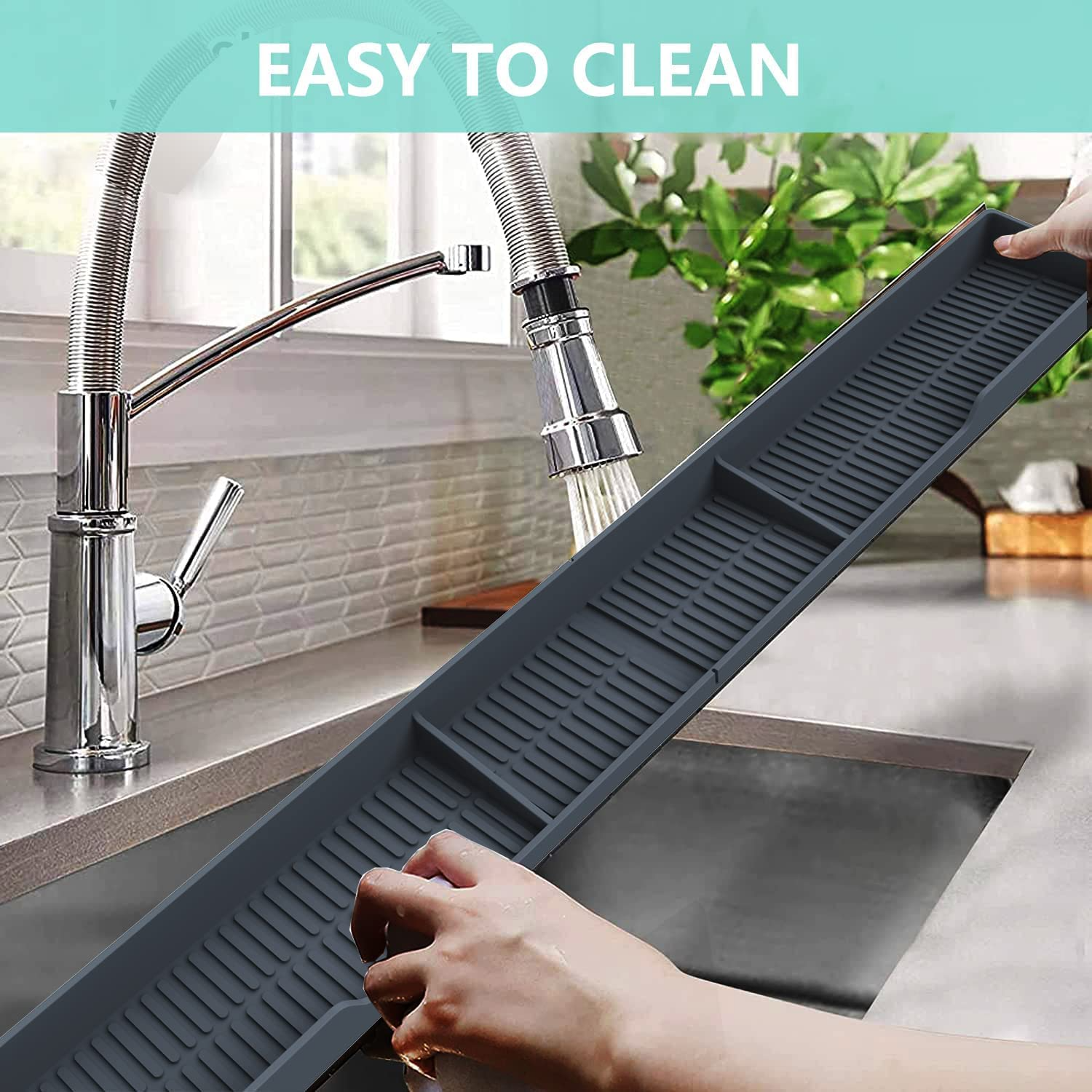 Silicone Material Magnetic Shelf for the Stove - 3 Functional Partitions Kitchen Spice Rack Organizer