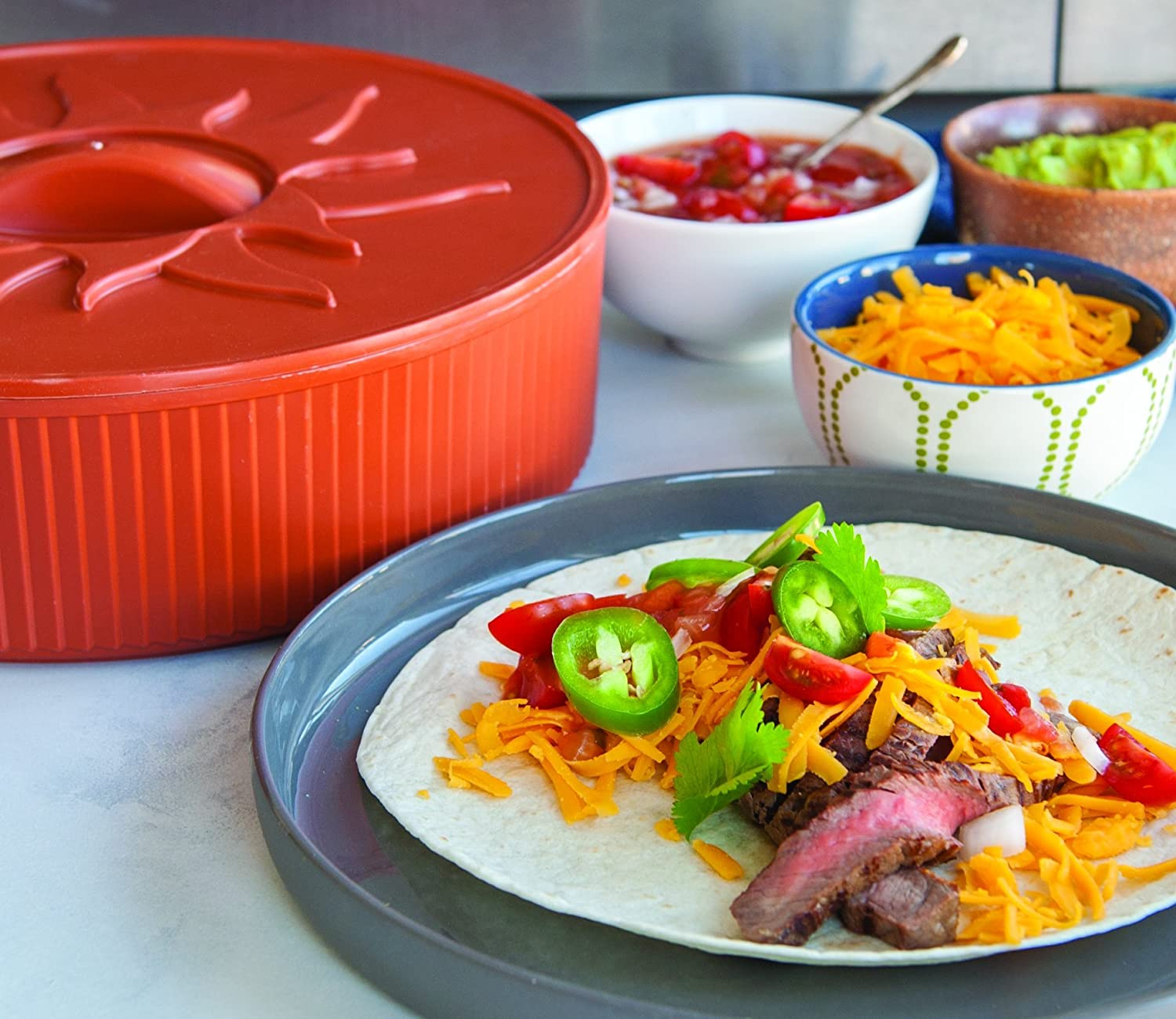 Nordic Ware Microwave Tortilla and Pancake Warmer, 10-Inch