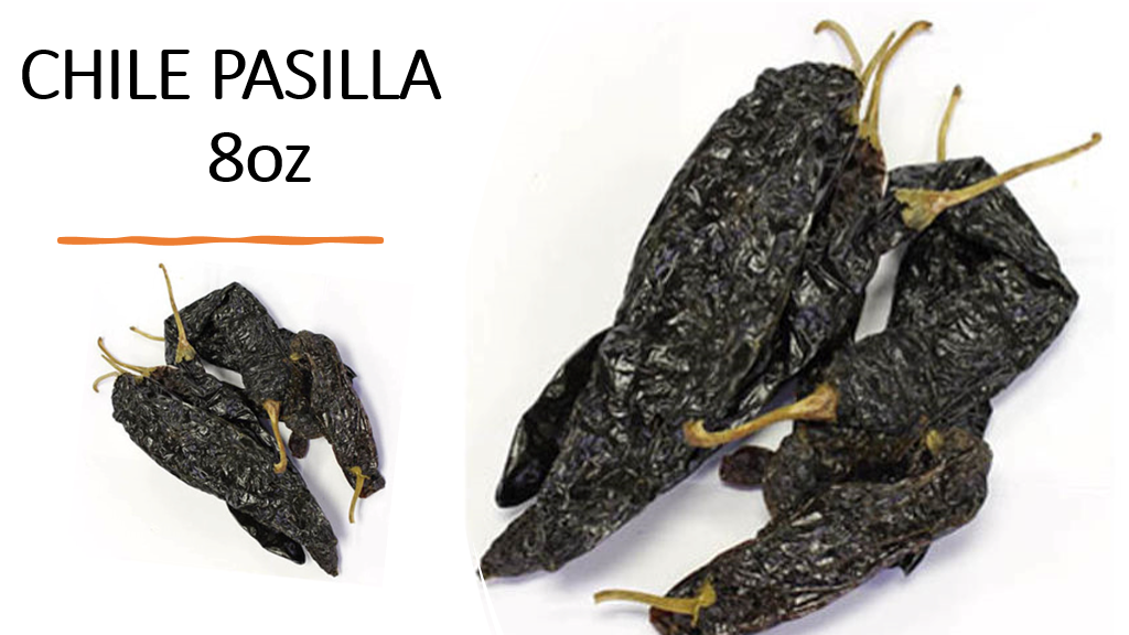 Chile Pasilla Seco 8oz bag Free Shipping