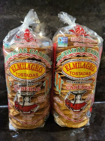 El Milagro Tostadas 2 packs