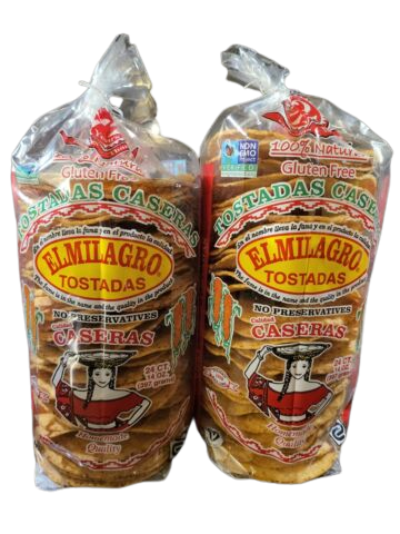 El Milagro Tostadas 2 packs