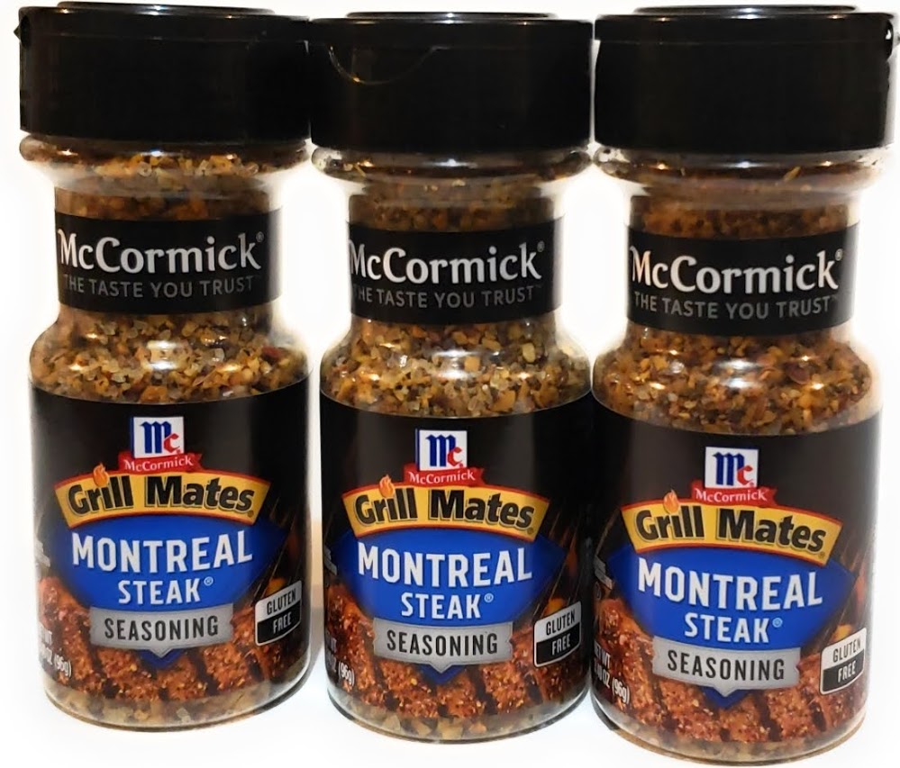 McCormick Grill Mates Montreal Steak Seasoning, 3.40 OZ (Pack - 3) Free Shipping