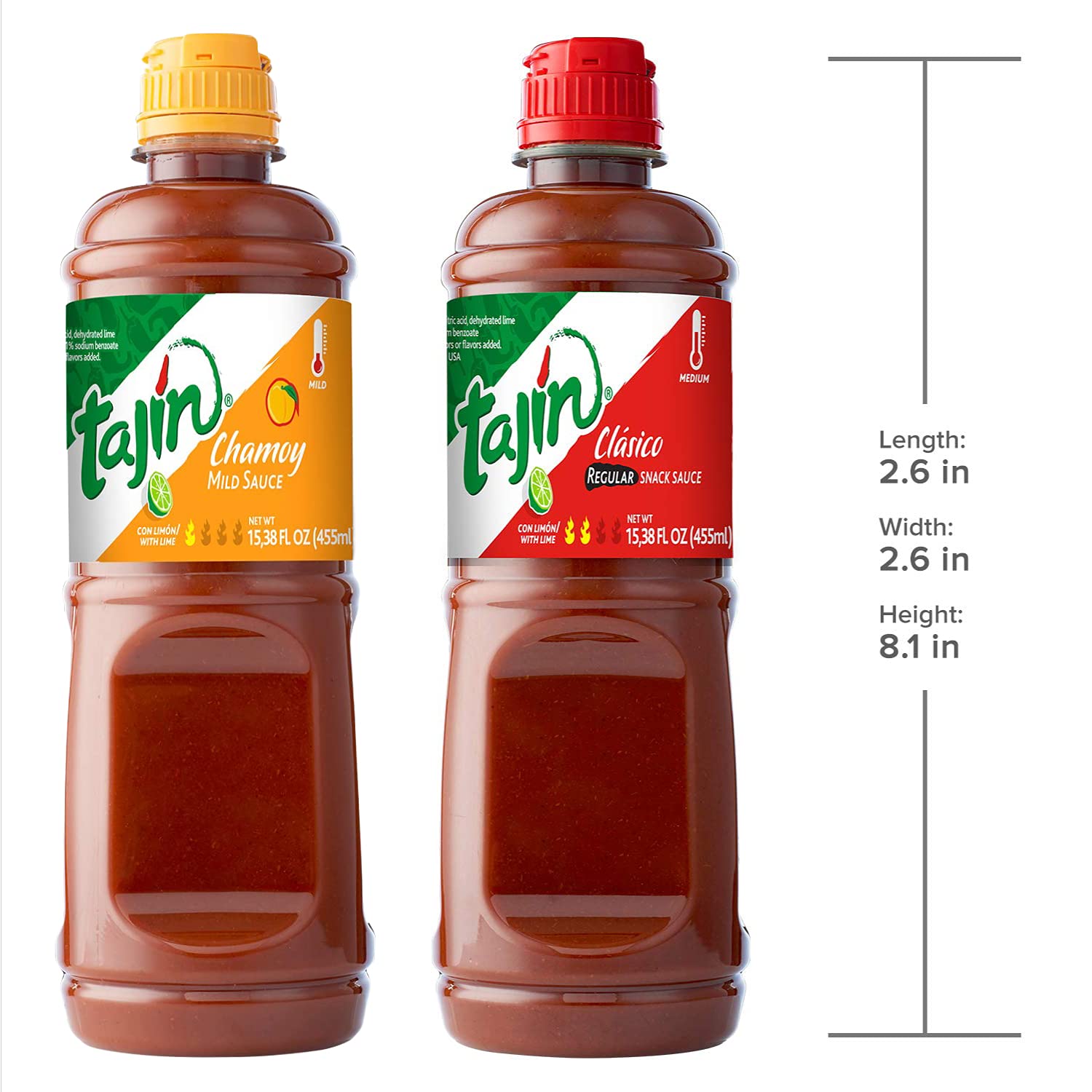 Tajín Fruity Chamoy Sauce + Clásico Snack Sauce + Bonus Seasoning Free Shipping