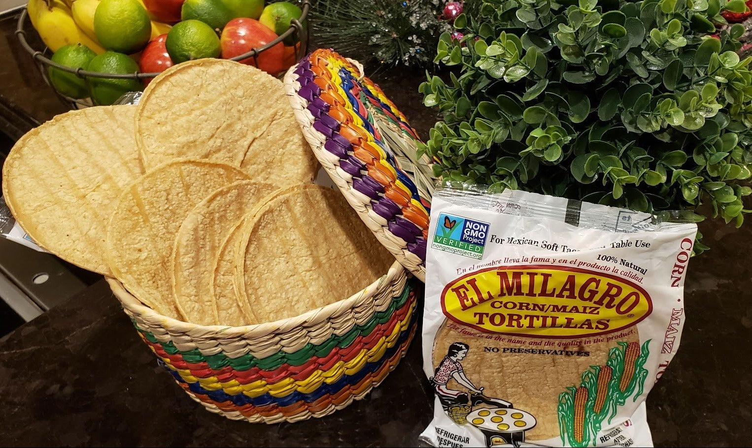 El Milagro Corn Tortillas de Maiz  100% Natural Non GMO Free Shipping